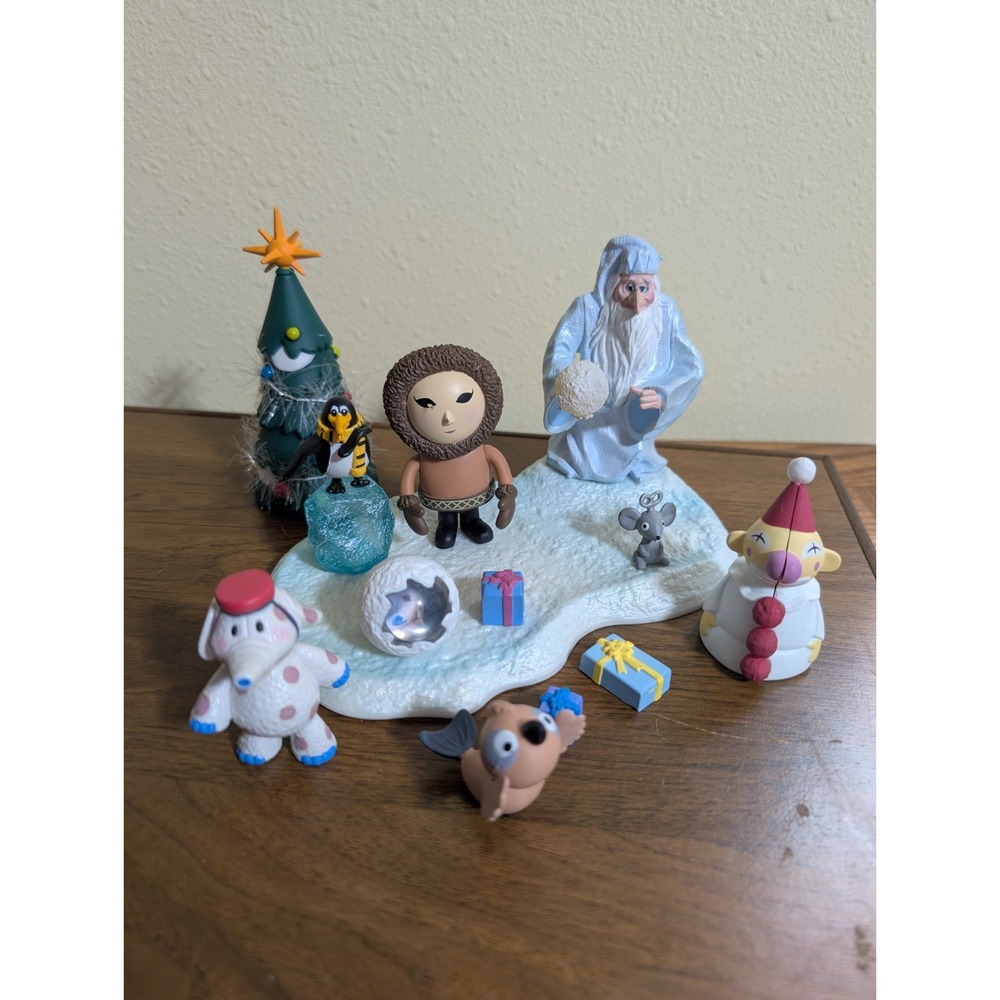 Memory Lane Rudolph Island of Misfit Toys Eskimo Christmas Tree Rare Lot Clown